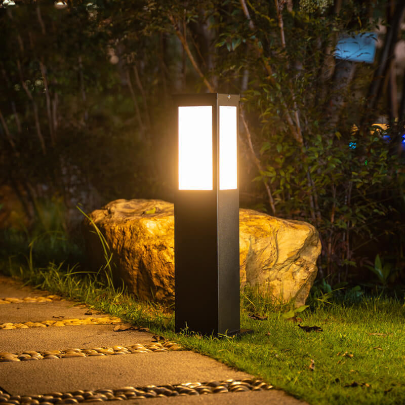LUXORA – Borne Lumineuse LED Extérieure Moderne IP65 – Disponible en 3 Tailles