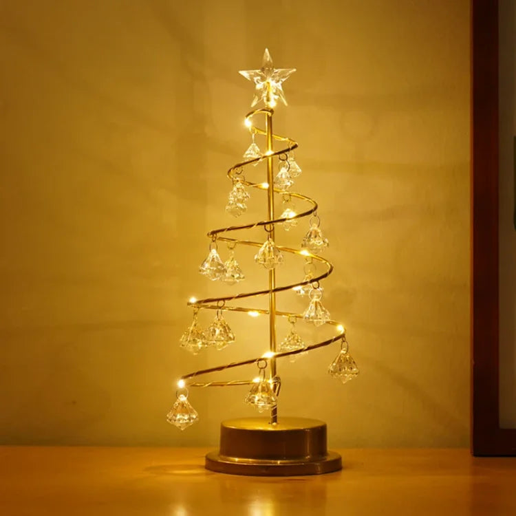 CharmingTree – Sapin de Noël LED en Cristal Acrylique Éclairé