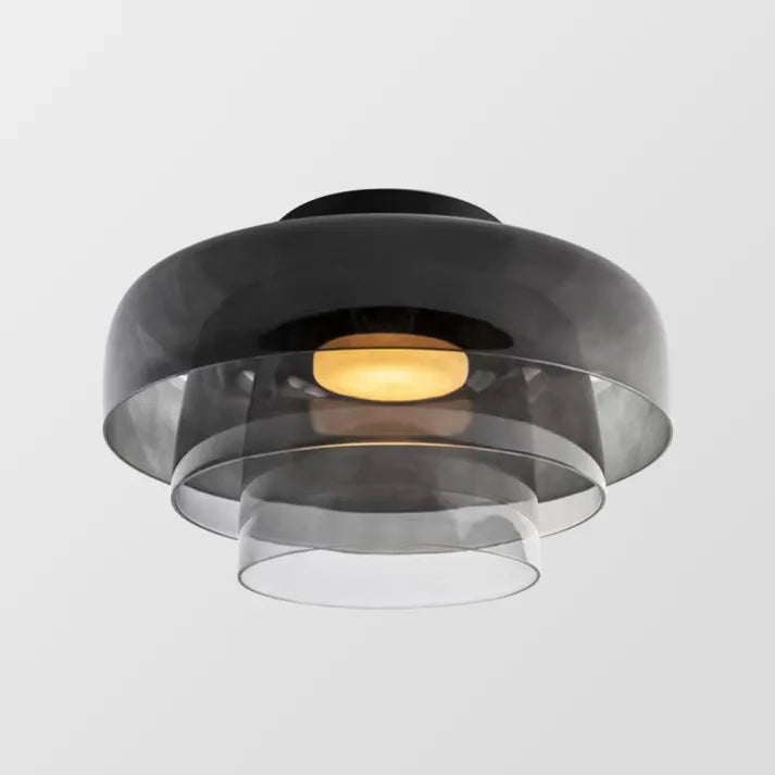 GlassLuxe – Lumière de Plafond Médiévale