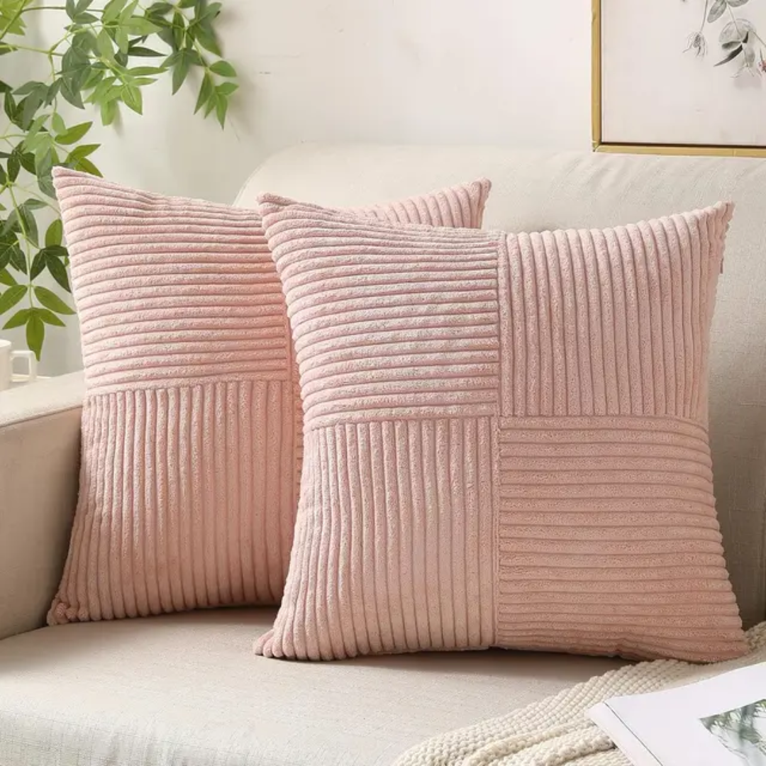 Volyx – Coussin Luxe en Peluche Ultra Douce | 45x45 cm | Élégant & Confortable