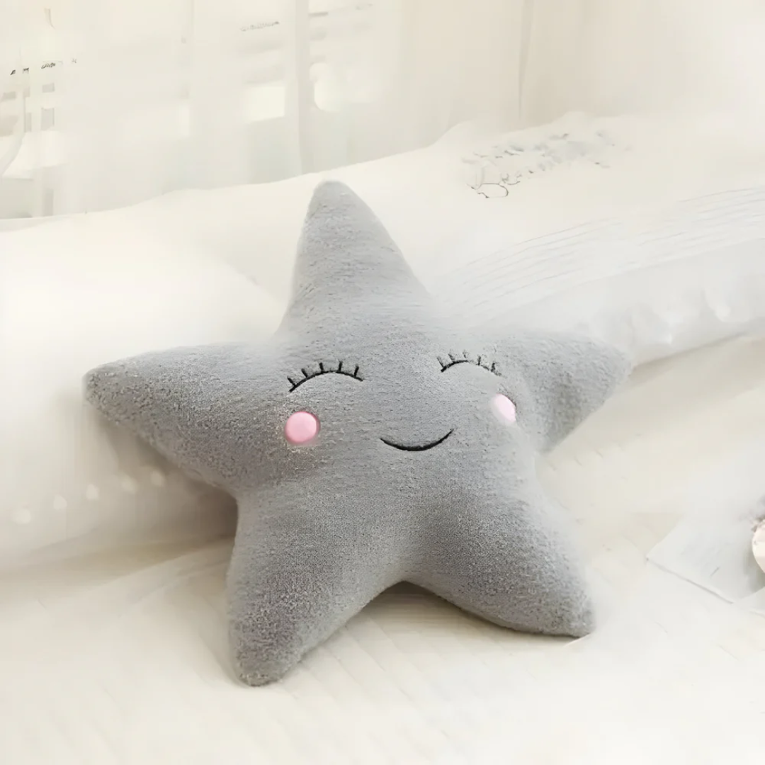 LazivDouceur – Coussin Peluche Ultra-Moelleux | Nuage, Étoile, Lune ou Goutte