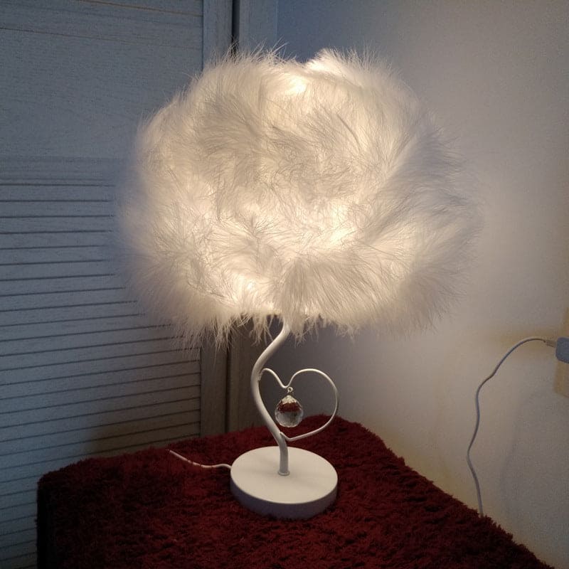EvoGlow - Lampe de Table Scandinavian Feather Cloud
