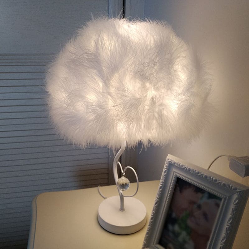 EvoGlow - Lampe de Table Scandinavian Feather Cloud