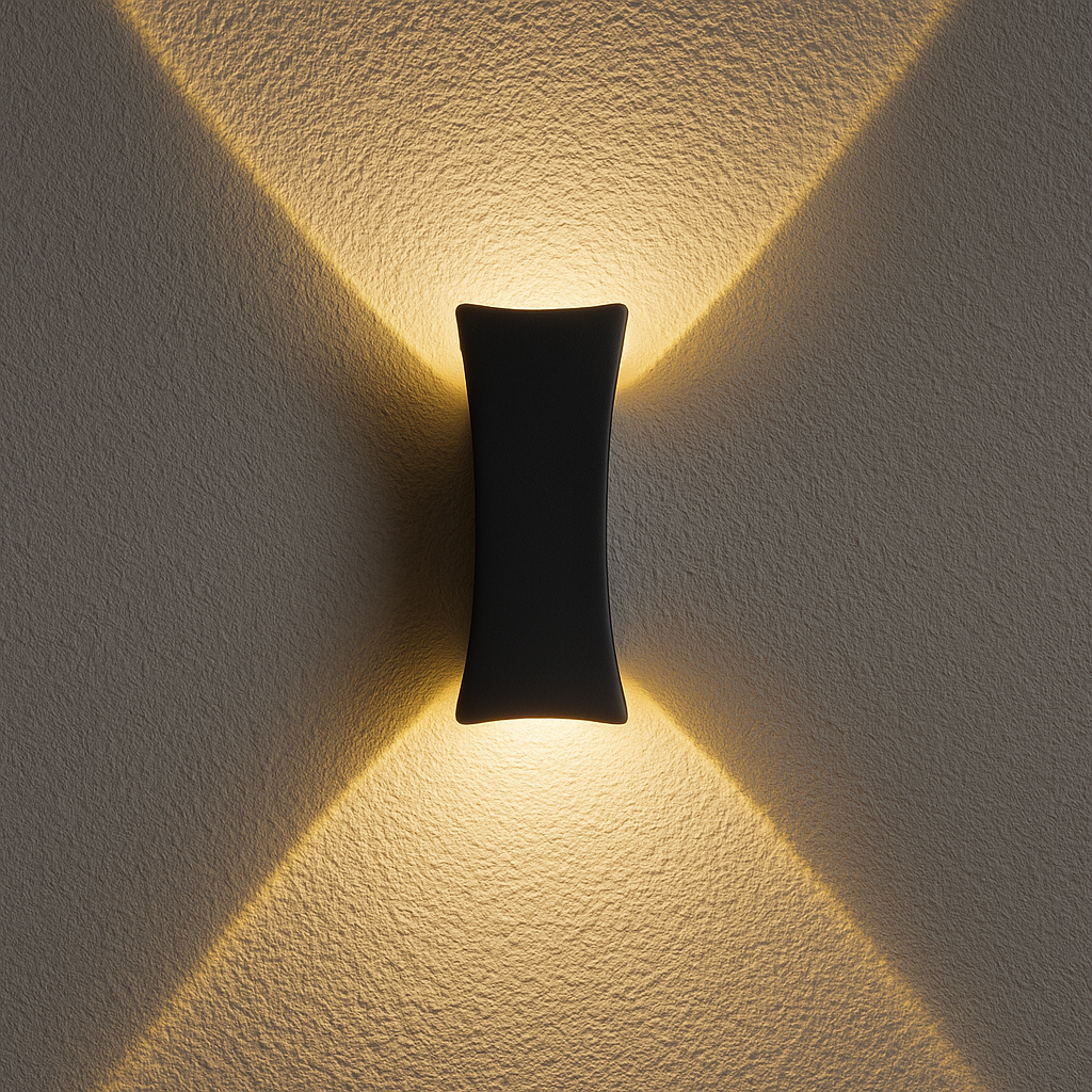 STRALO – Applique Murale LED Extérieure | Ovale ou Rectangulaire | IP65 | Blanc Chaud | LED Intégrée 6W
