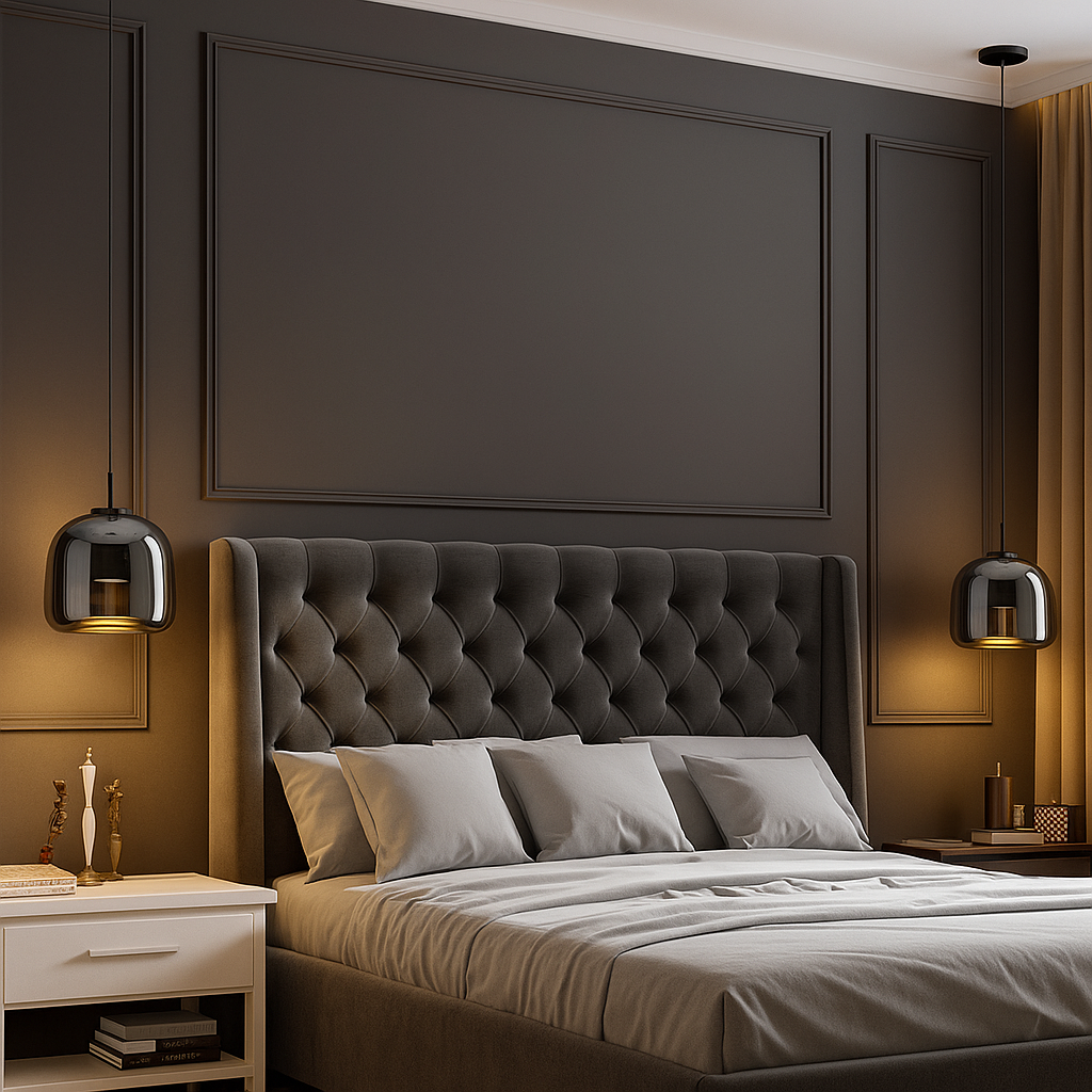 NORULA – Suspension Scandinave en Verre Transparent et Métal Noir – Douille E27