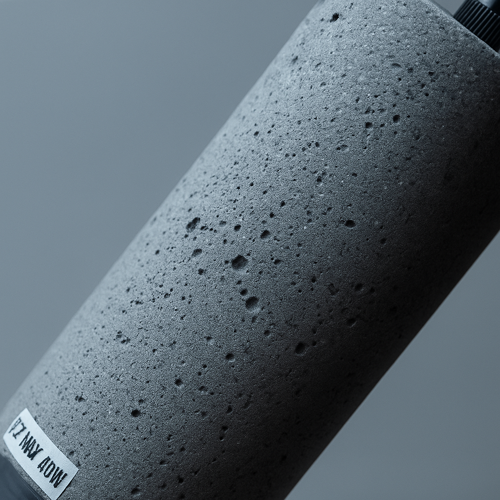 FERROX | Suspension Industrielle – Béton & Fer – LED avec Douille E27