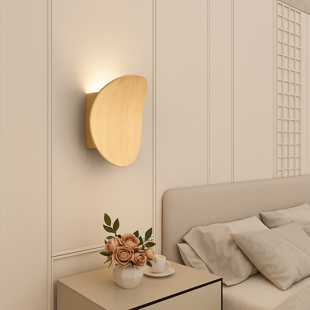 Pendu Sienne – Applique Murale Minimaliste en Teinte Terre – LED 5W – Design en Aluminium