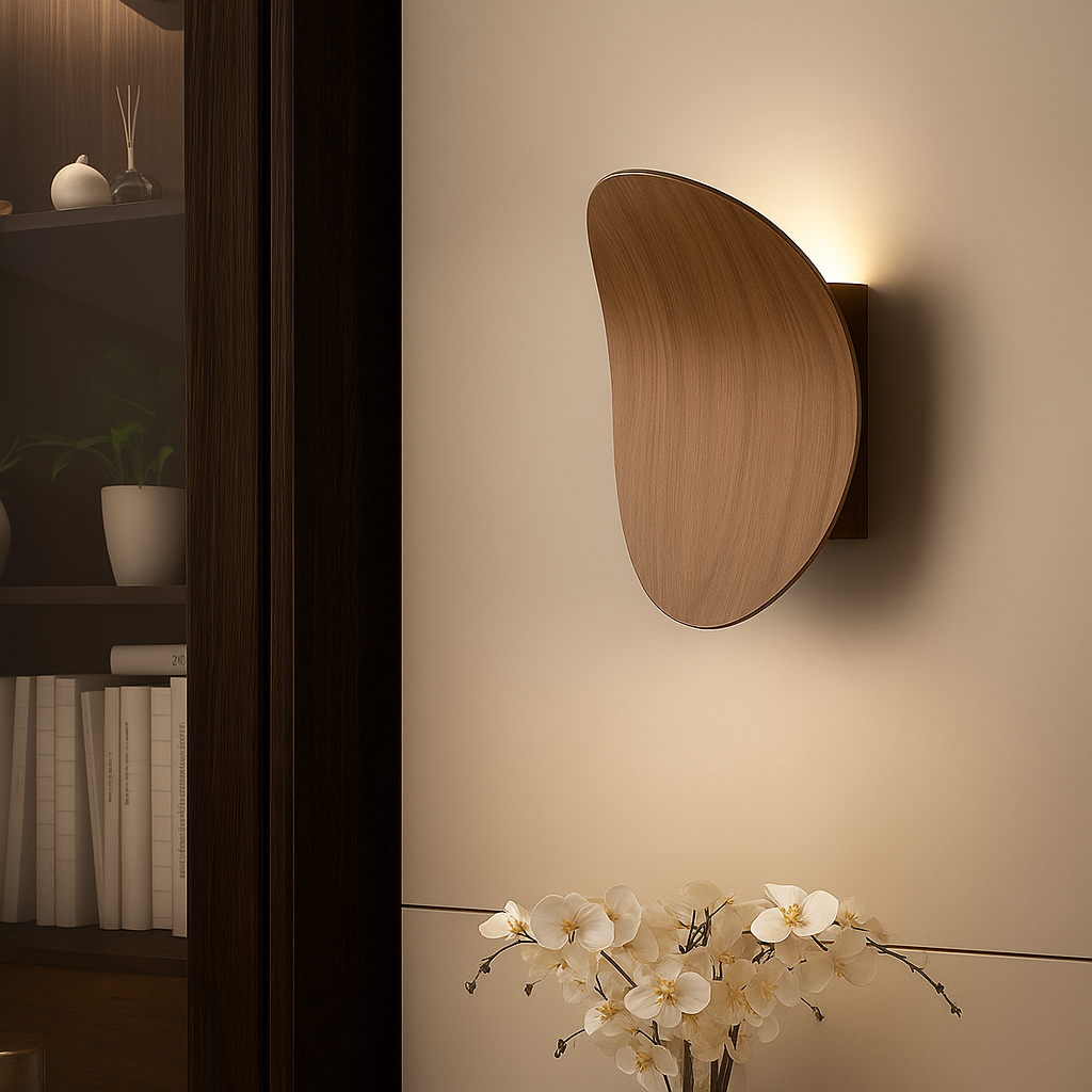 Pendu Sienne – Applique Murale Minimaliste en Teinte Terre – LED 5W – Design en Aluminium