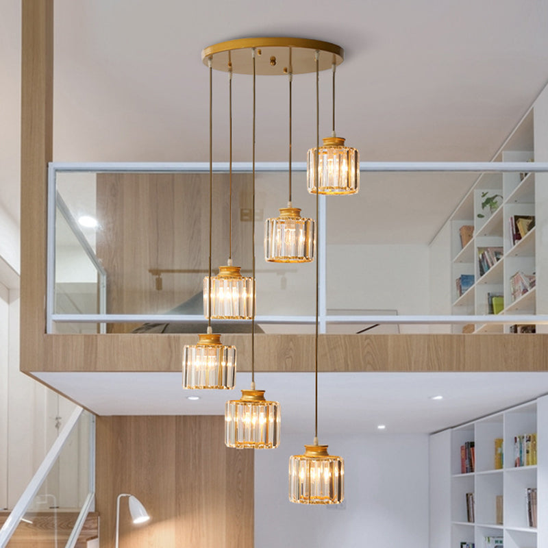 LumiDrum - Suspension en aluminium moderne