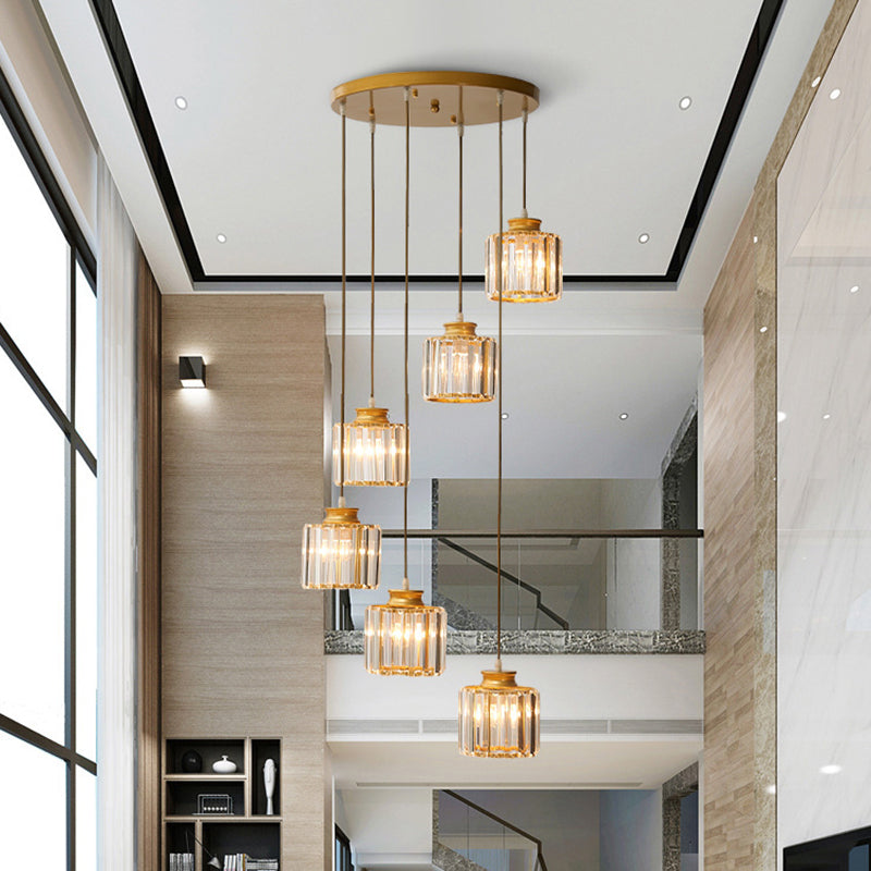 LumiDrum - Suspension en aluminium moderne