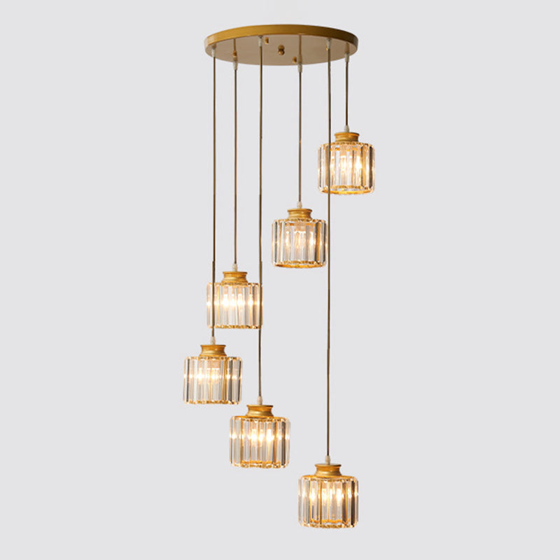 LumiDrum - Suspension en aluminium moderne
