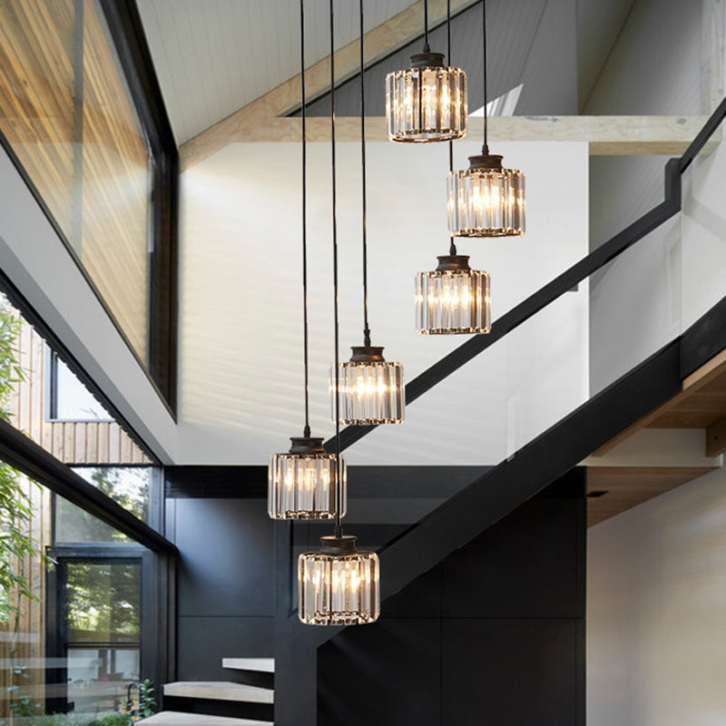 LumiDrum - Suspension en aluminium moderne
