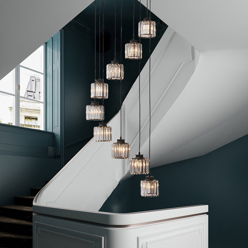 LumiDrum - Suspension en aluminium moderne