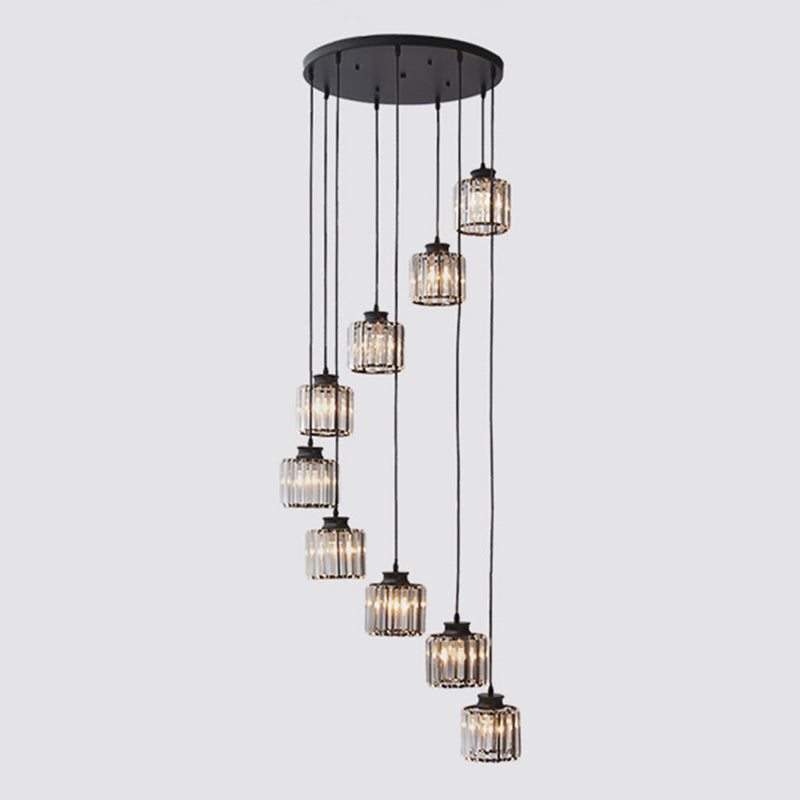 LumiDrum - Suspension en aluminium moderne
