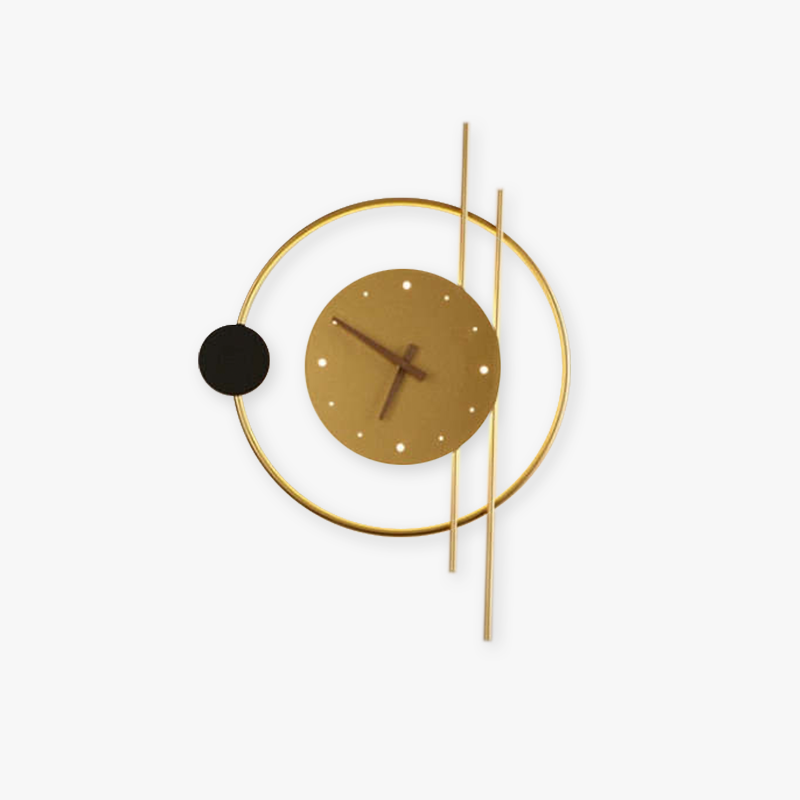 Chronos – Applique Murale Design avec Horloge Intégrée et Éclairage LED
