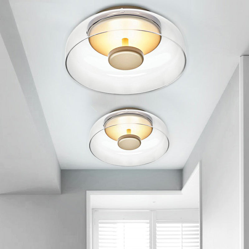 CrystalShine – Plafonnier LED élégant en verre