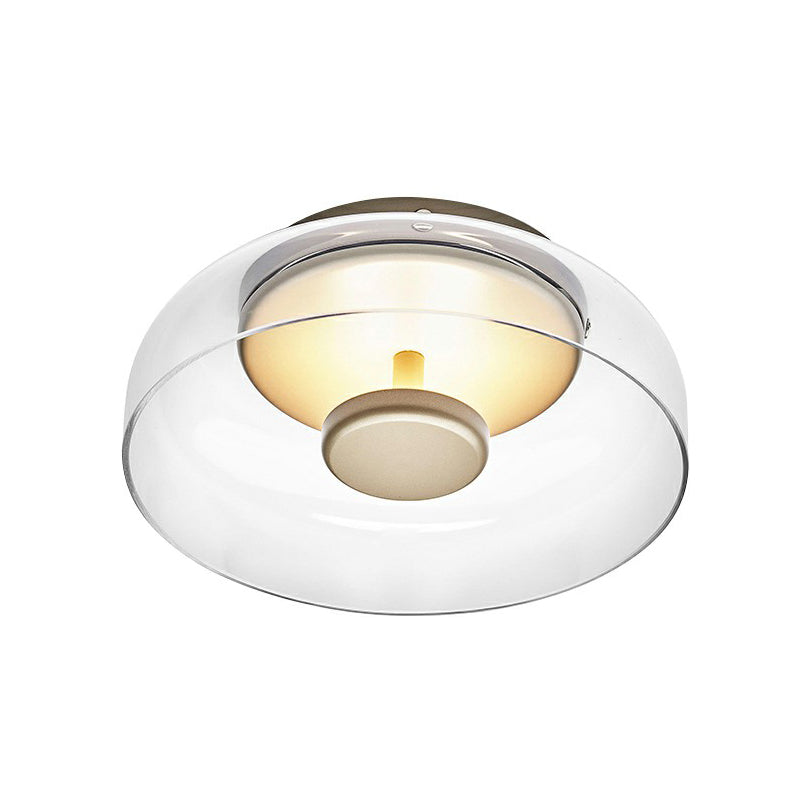 CrystalShine – Plafonnier LED élégant en verre