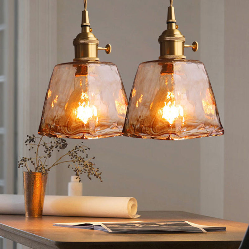 LumièreOvale – Lampe de plafond avec prismes en cristal noir