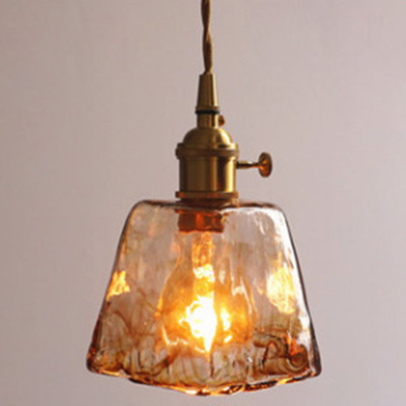 LumièreOvale – Lampe de plafond avec prismes en cristal noir