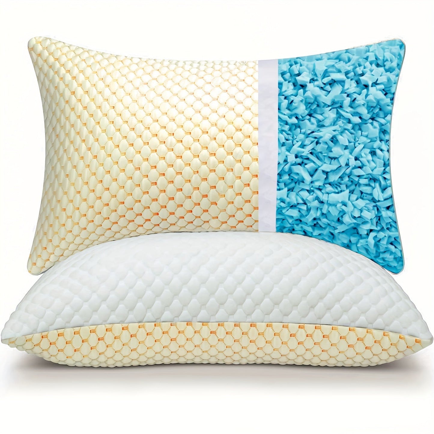 ChillPillow | Coussin en Mousse Rafraîchissant avec Housse en Bambou Lavable