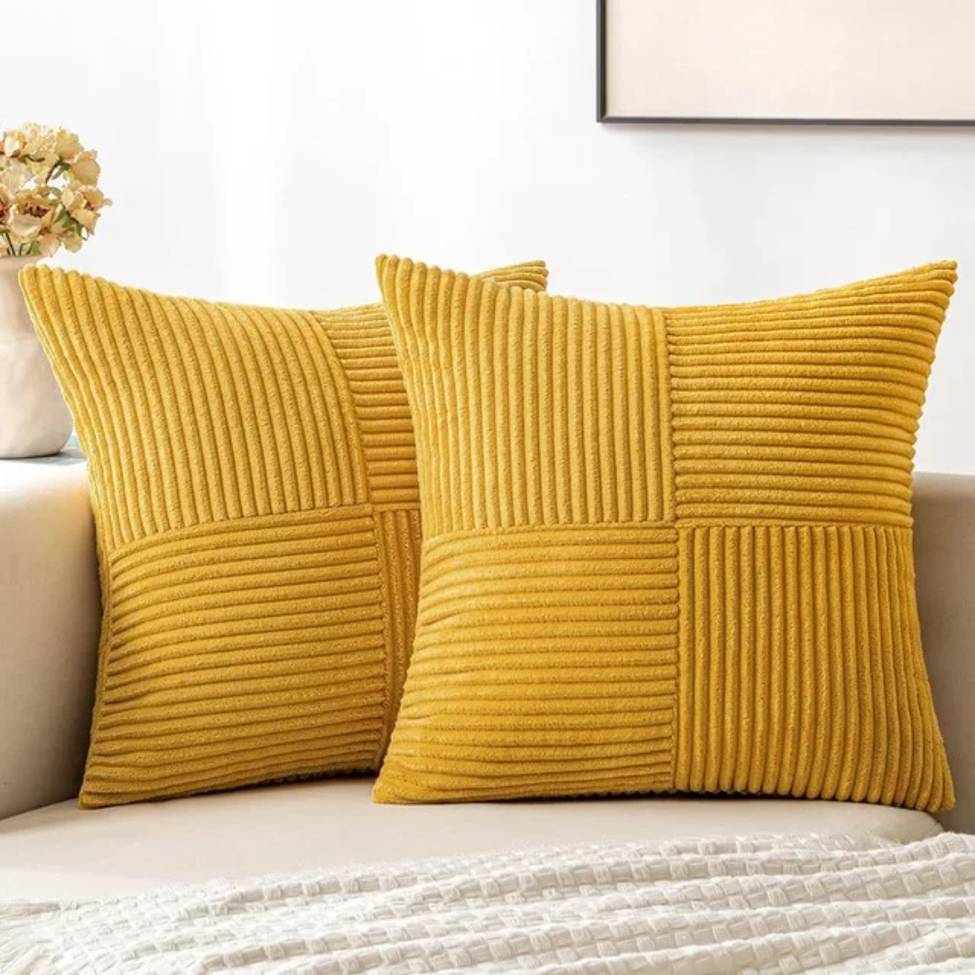 Volyx – Coussin Luxe en Peluche Ultra Douce | 45x45 cm | Élégant & Confortable