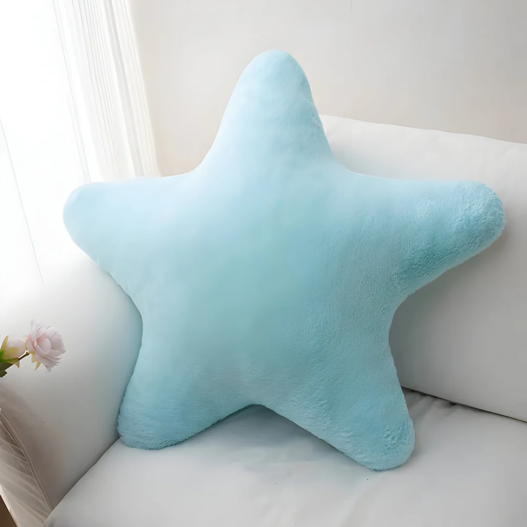 GlyroÉtoile – Coussin Étoile Ultra-Doux | 40 cm | Décoratif & Confortable