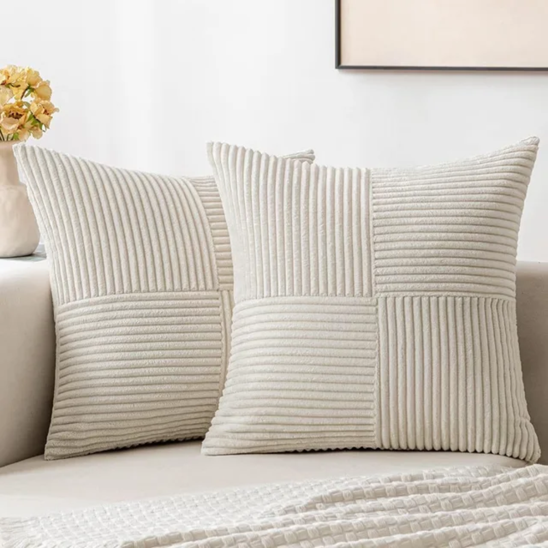 Volyx – Coussin Luxe en Peluche Ultra Douce | 45x45 cm | Élégant & Confortable