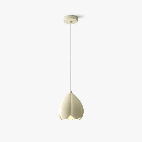 Lampe pendante crème de style français – Élégance Rustique pour Votre Maison