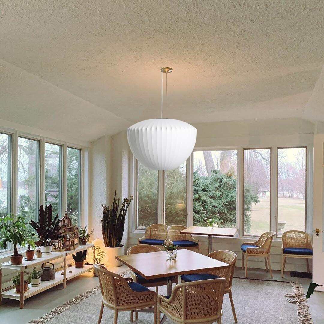 ÉclatBulle – Suspension en Verre et Bois Design Moderne