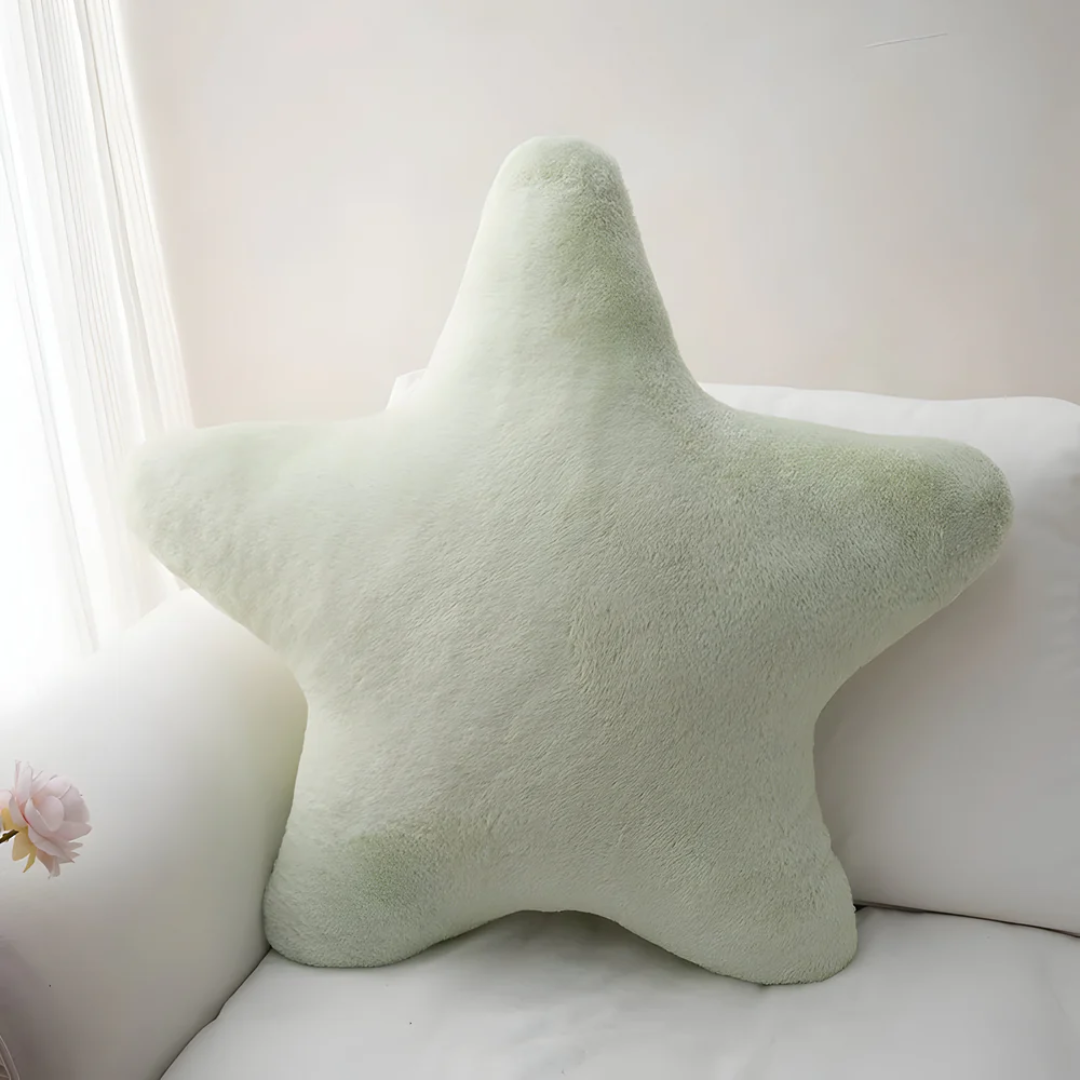 GlyroÉtoile – Coussin Étoile Ultra-Doux | 40 cm | Décoratif & Confortable