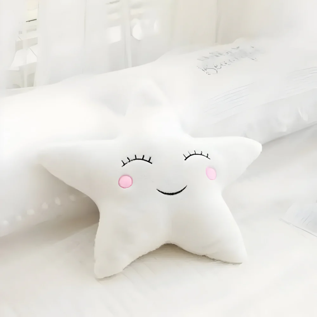 LazivDouceur – Coussin Peluche Ultra-Moelleux | Nuage, Étoile, Lune ou Goutte
