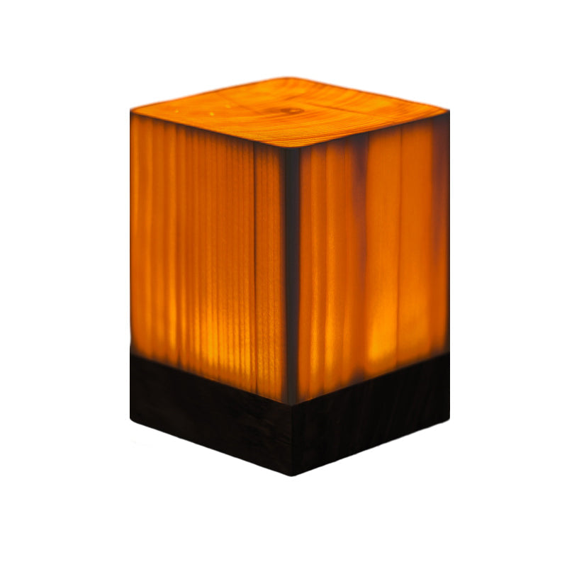 GloedHout - Lampe de Table avec Batterie Intégrée et Contrôle Tactile LED pour Chambre et Bureau