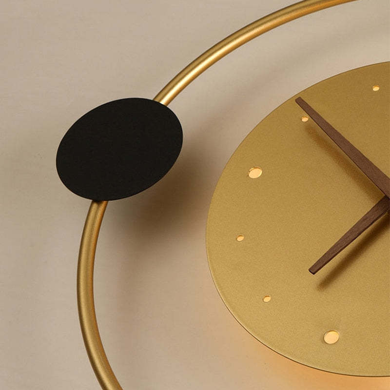 Chronos – Applique Murale Design avec Horloge Intégrée et Éclairage LED
