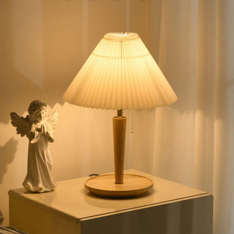 VintageLumi – Lampe en bois rétro