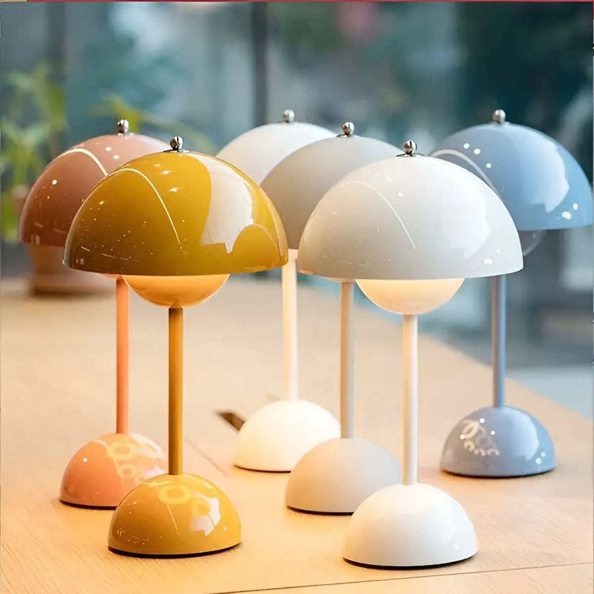 FlowerLuxe - Lampe LED Rechargeable Moderne et Simple
