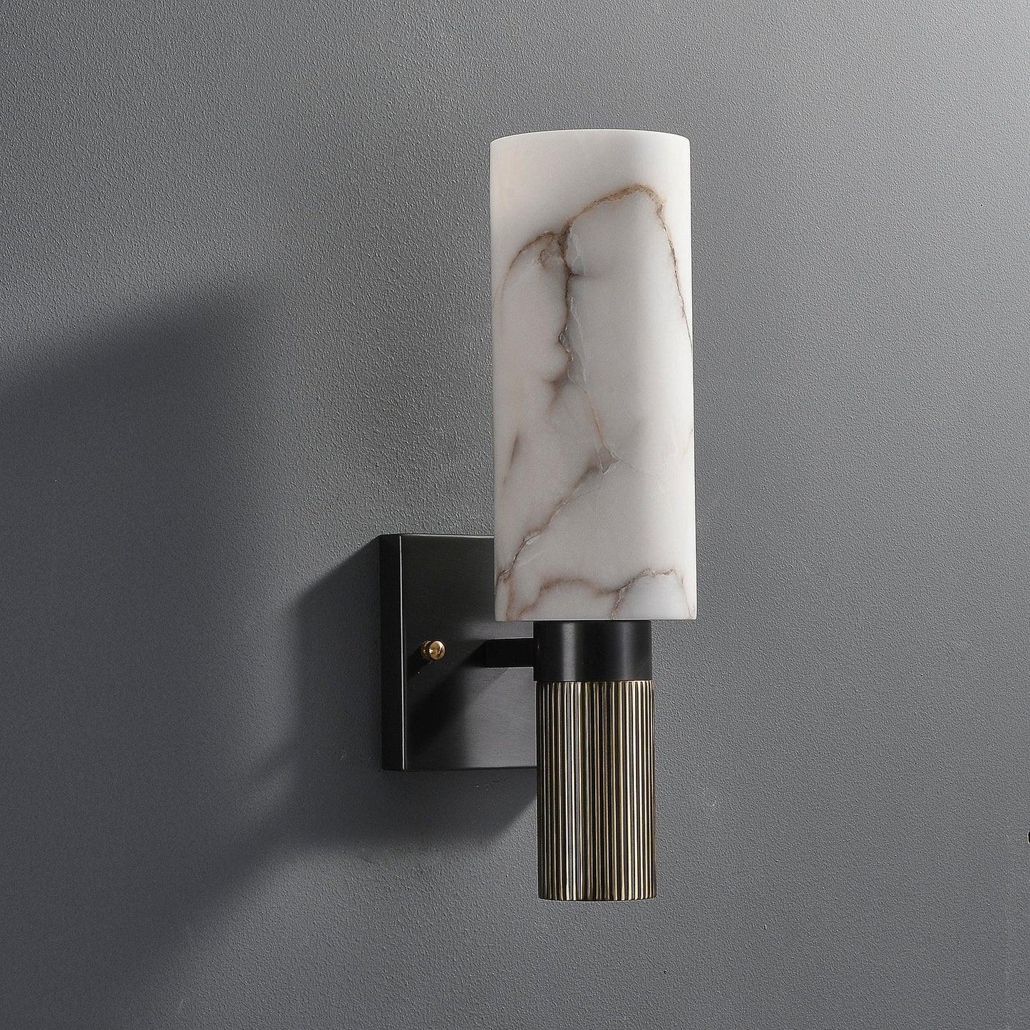 CAVEO – Applique Murale en Cuivre – Design Minimaliste – Douille E27 – Lumière Chaude