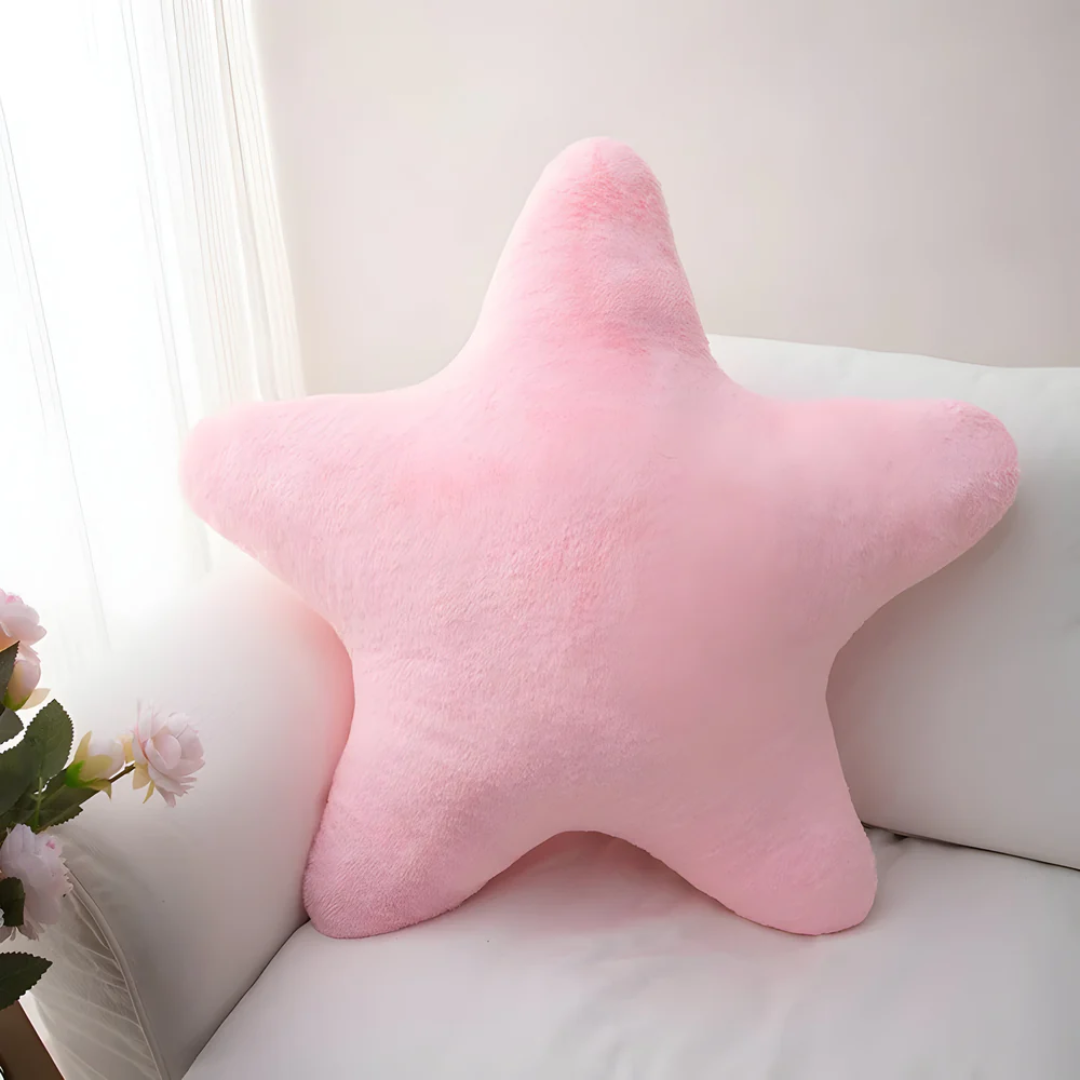 GlyroÉtoile – Coussin Étoile Ultra-Doux | 40 cm | Décoratif & Confortable