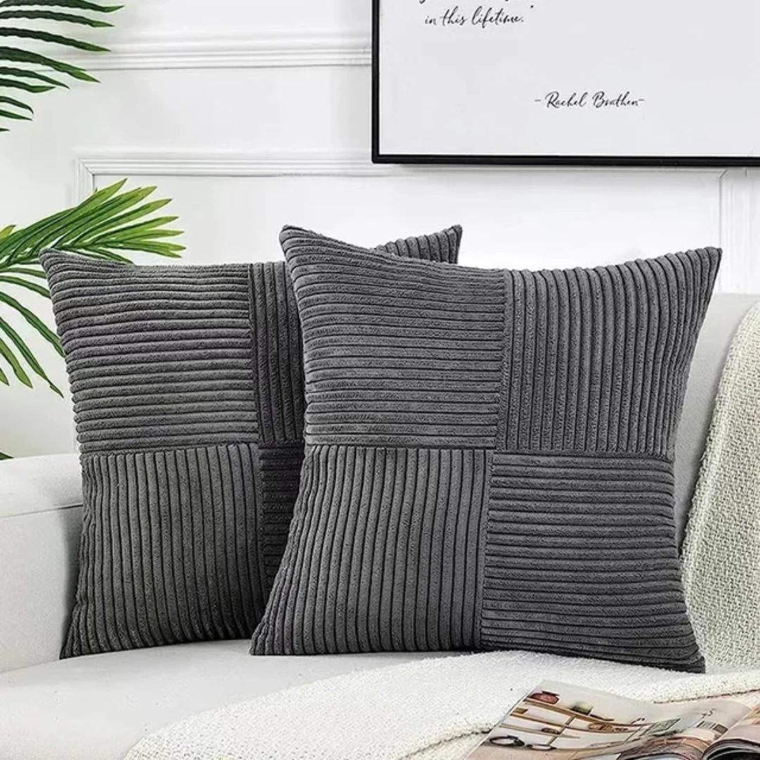 Volyx – Coussin Luxe en Peluche Ultra Douce | 45x45 cm | Élégant & Confortable