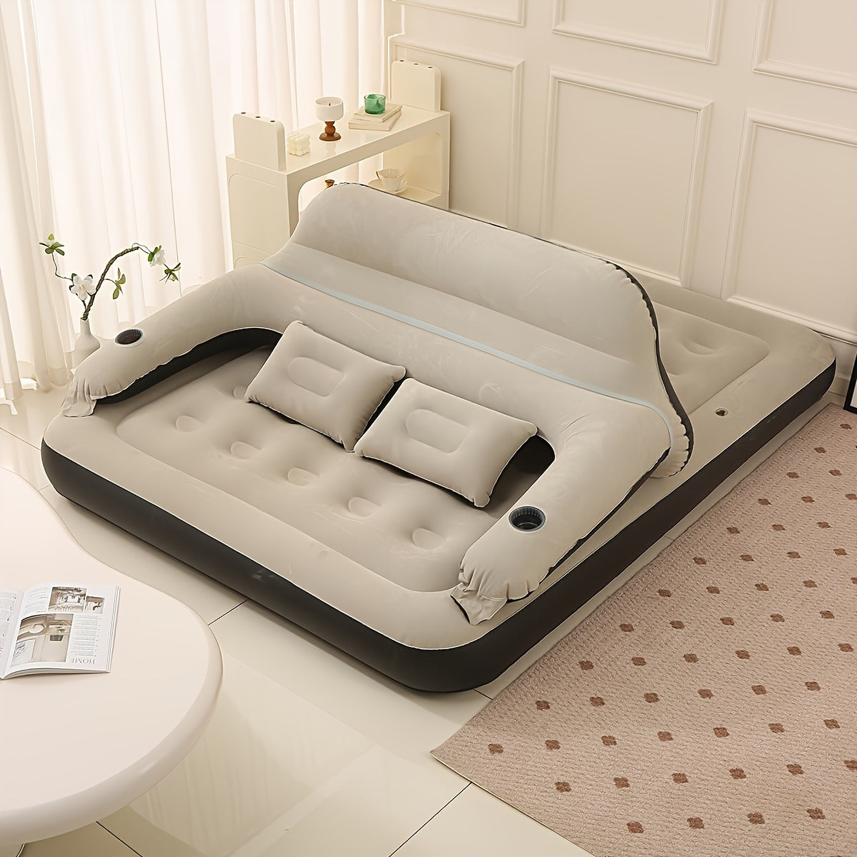 ComfortAir – Matelas Gonflable avec Pompe Intégrée et Dossier