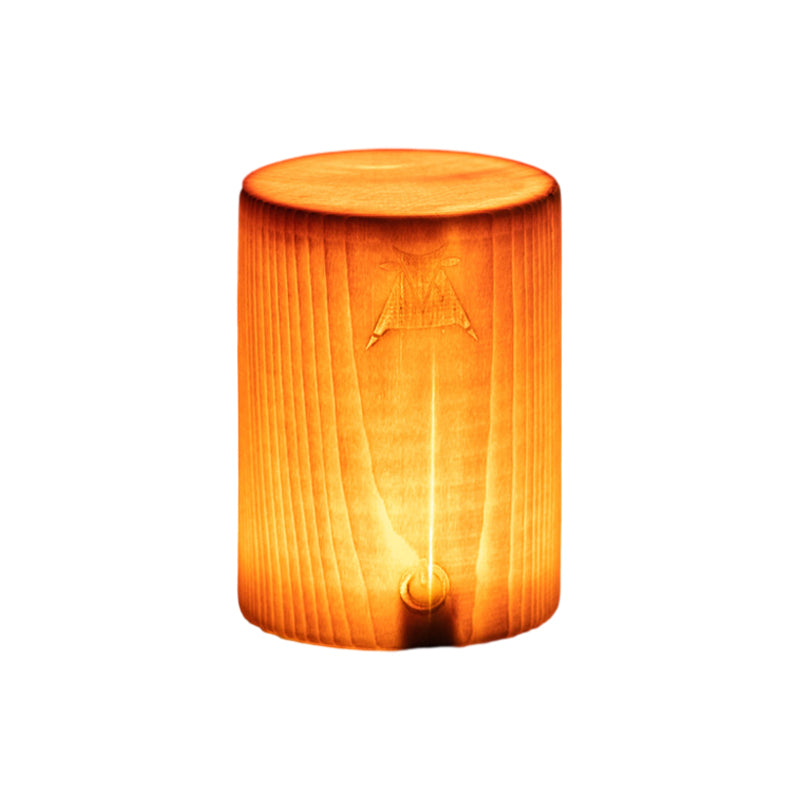 GloedHout - Lampe de Table avec Batterie Intégrée et Contrôle Tactile LED pour Chambre et Bureau