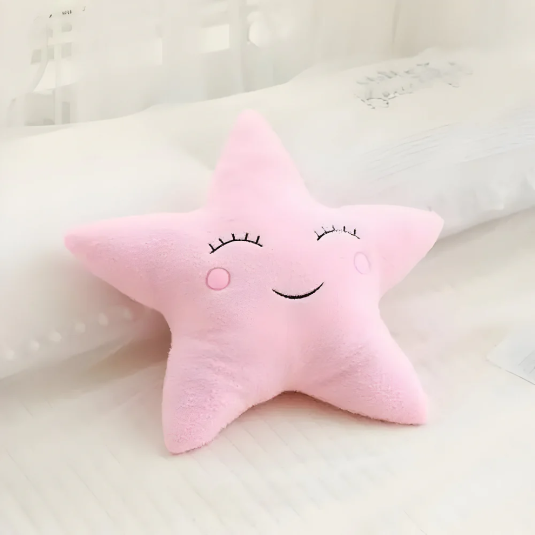 LazivDouceur – Coussin Peluche Ultra-Moelleux | Nuage, Étoile, Lune ou Goutte