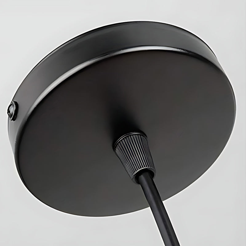 IronSphere – Suspension en fer noir de style industriel