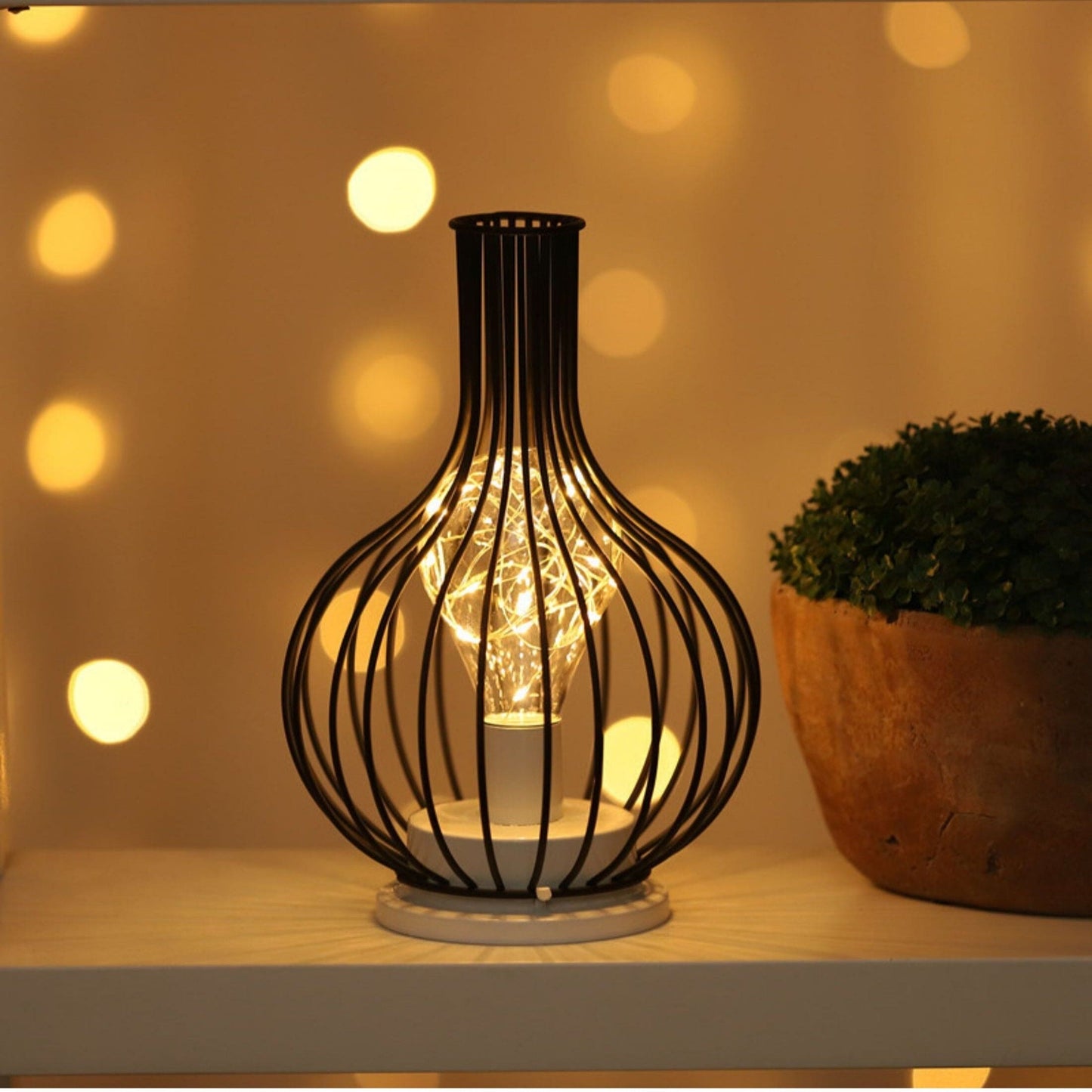 LuxeLume - Eva Luxe NoirLume Lampe de Table