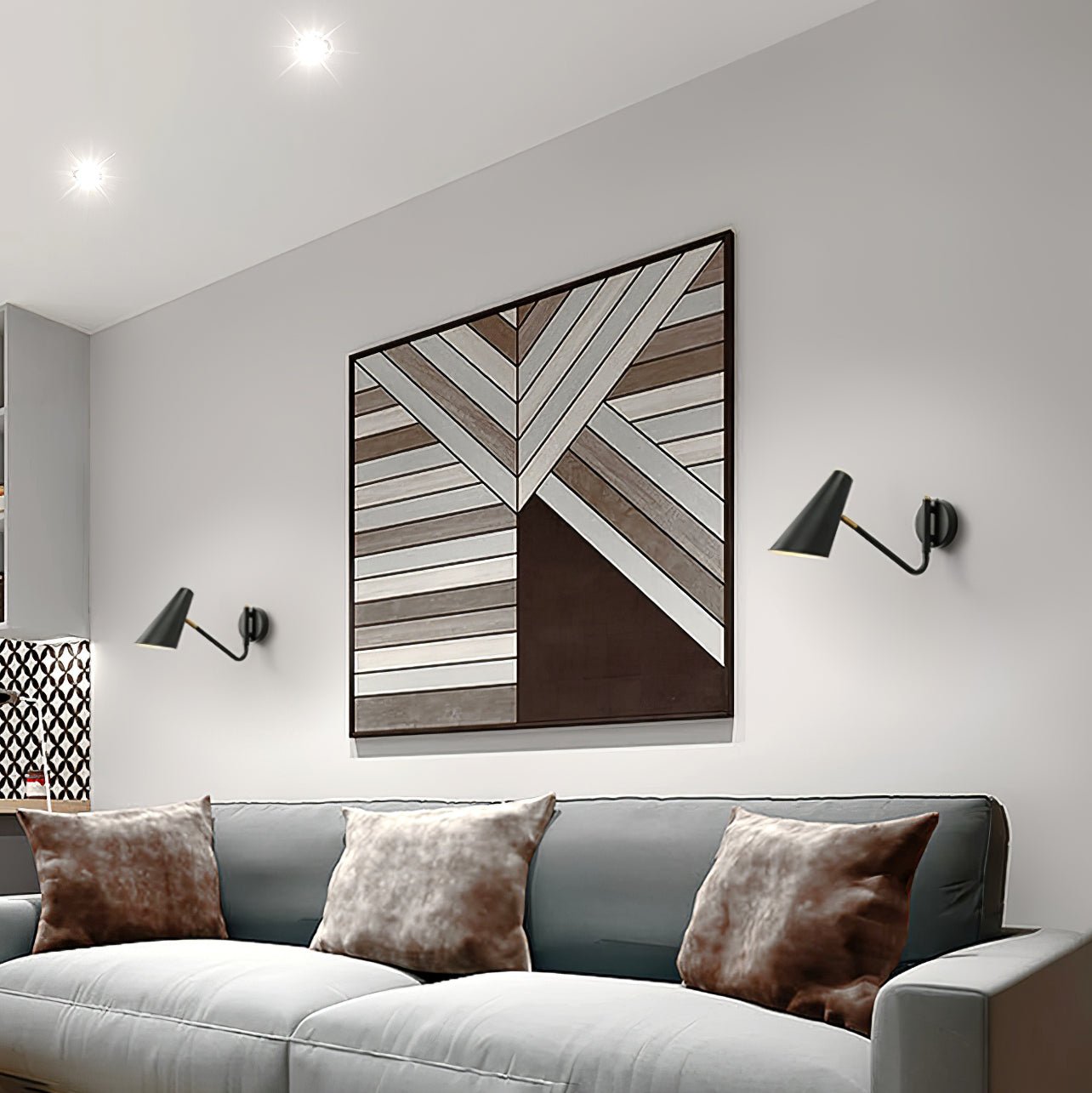 LuminaPex – Applique Murale Orientable au Design Conique