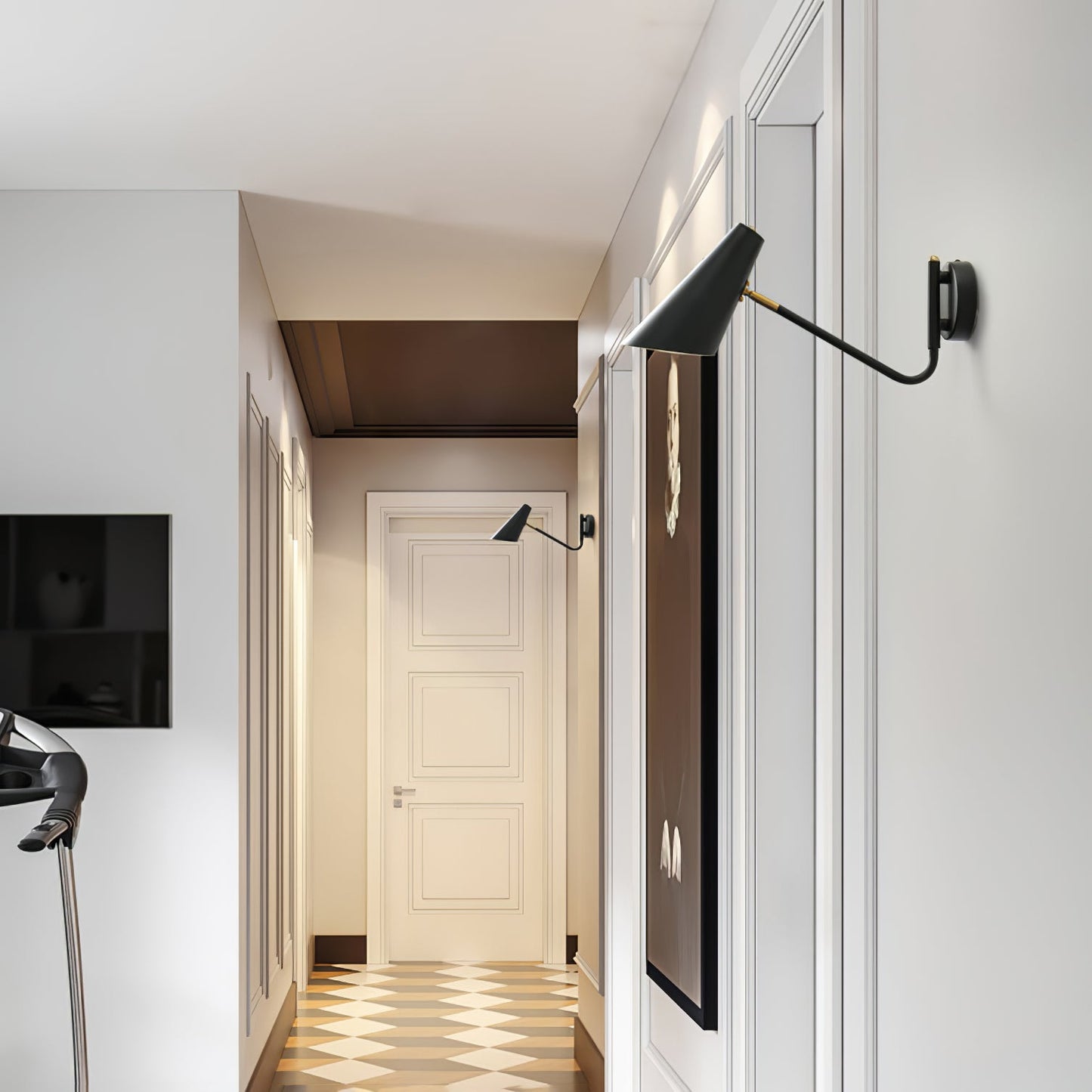 LuminaPex – Applique Murale Orientable au Design Conique