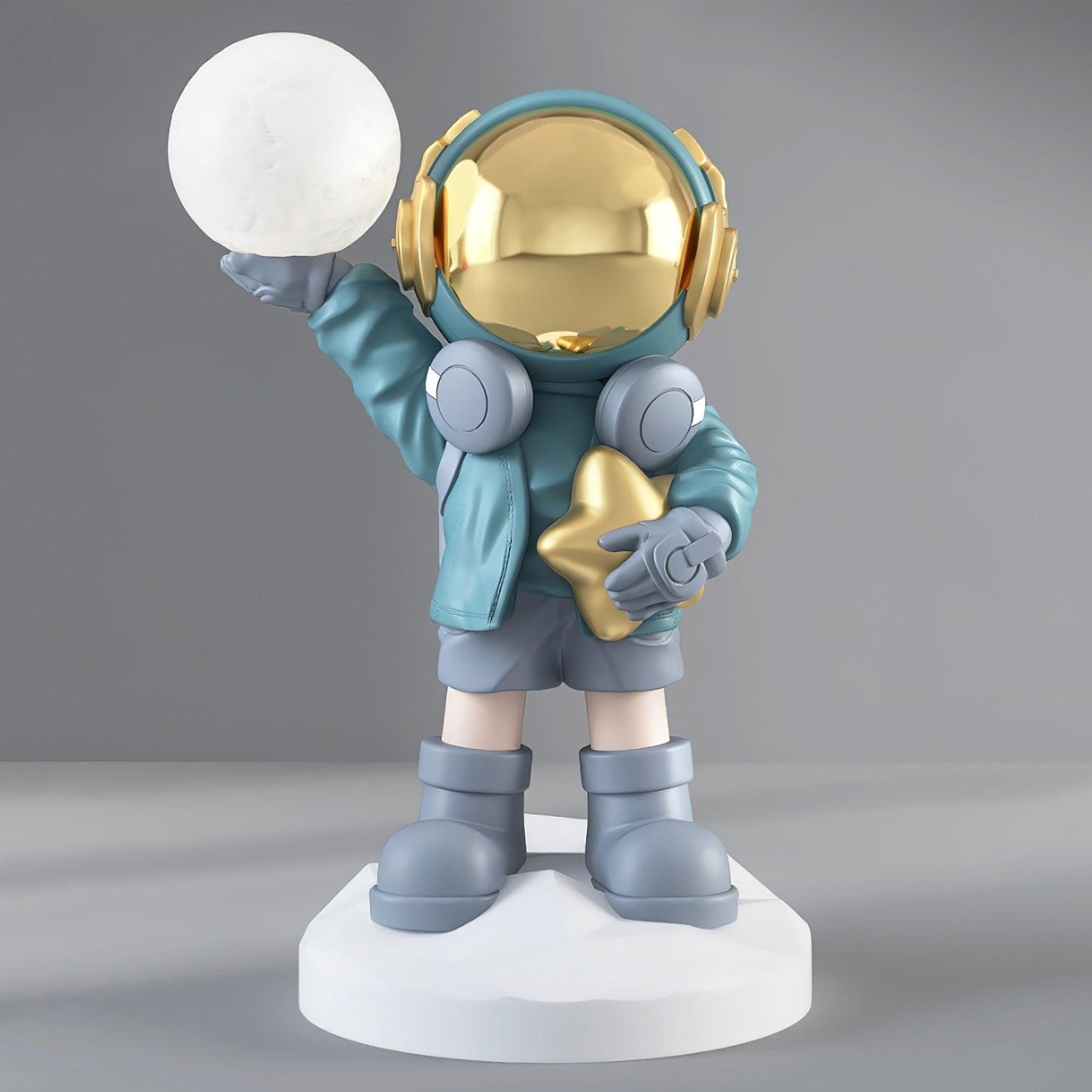 Lampadaire CosmoLume – Astronaute décoratif avec LED intégrée et batterie rechargeable
