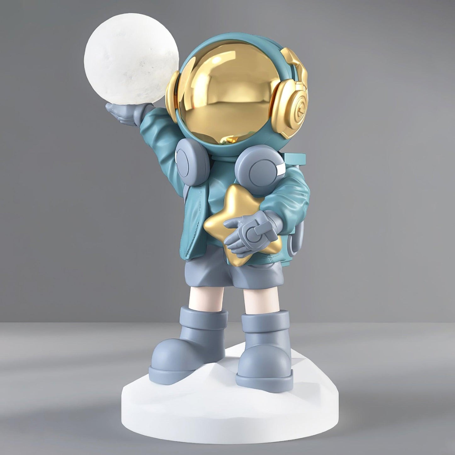 Lampadaire CosmoLume – Astronaute décoratif avec LED intégrée et batterie rechargeable