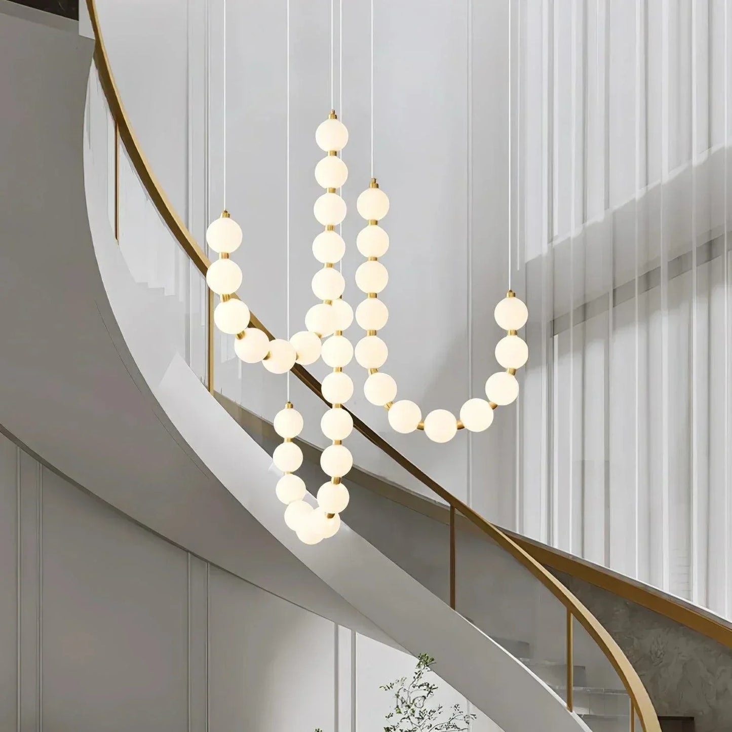 ÉclatLuxe - Lustre en Collier Élégant