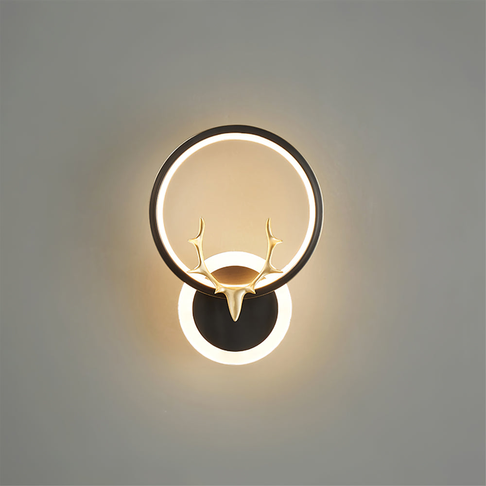 ÉclatNordique – Applique Murale LED Artistique | Changement de Couleur 3 Tons | Finition Or ou Noire