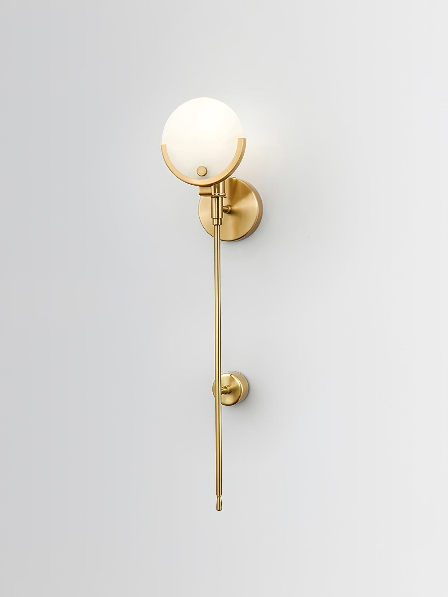 AvaLume – Applique Murale en Laiton et Albâtre | LED | Design Moderne